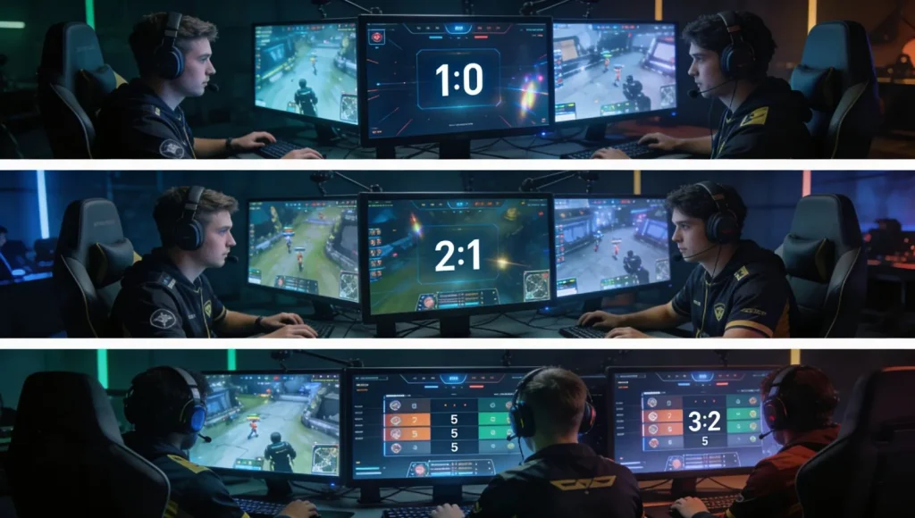 Форматы матчей в киберспорте: BO1, BO3 и BO5