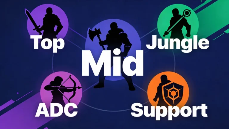 Составы команд League of Legends и роли игроков